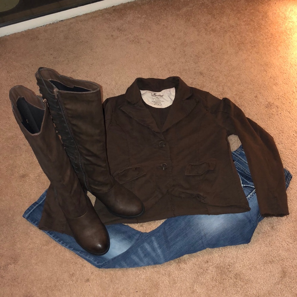 Sweatshirt blazer